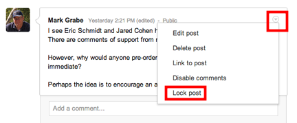 lock post