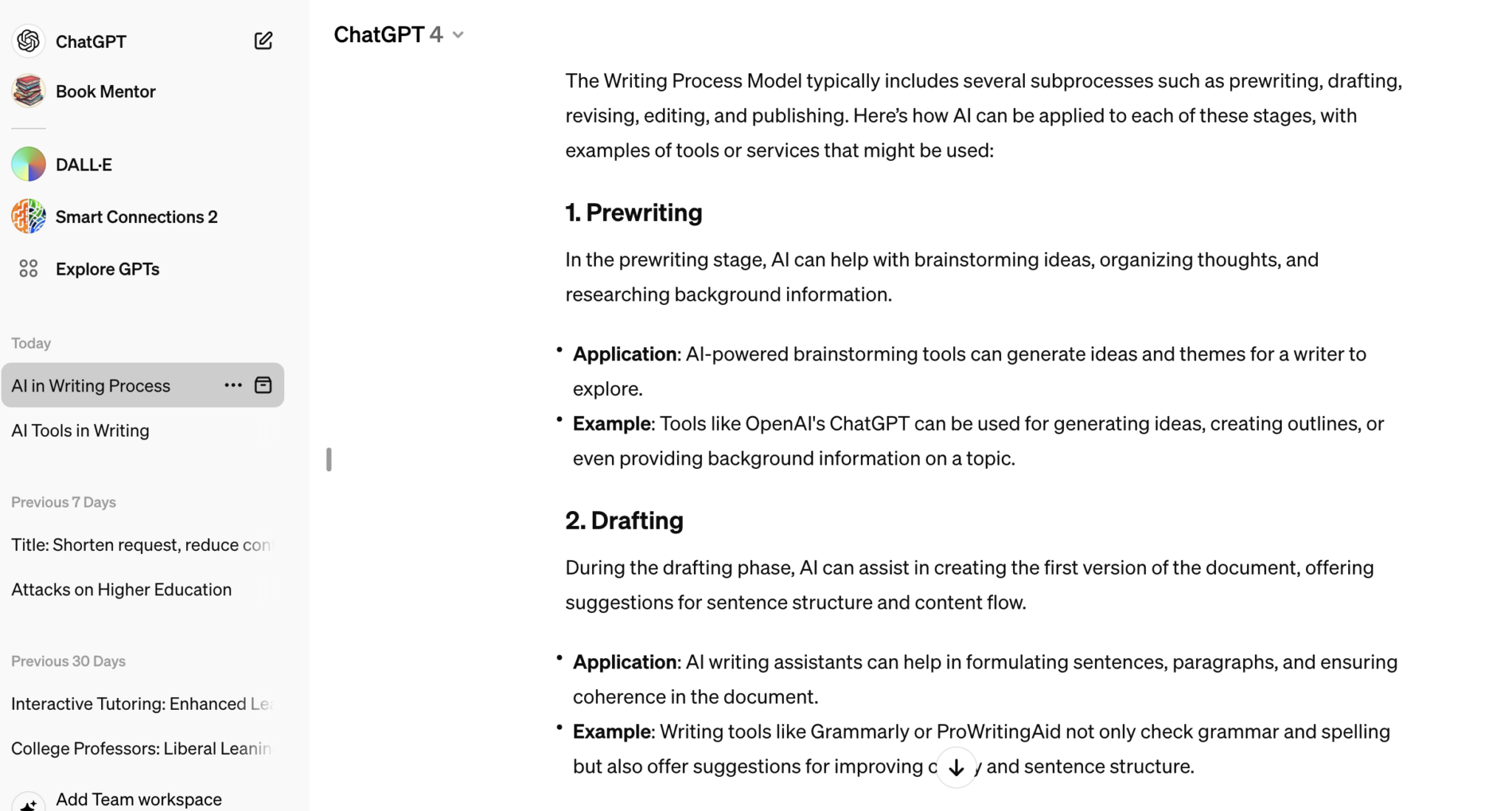 Writing Base AI, Tech Tools, and the Writing Process – Learning Aloud